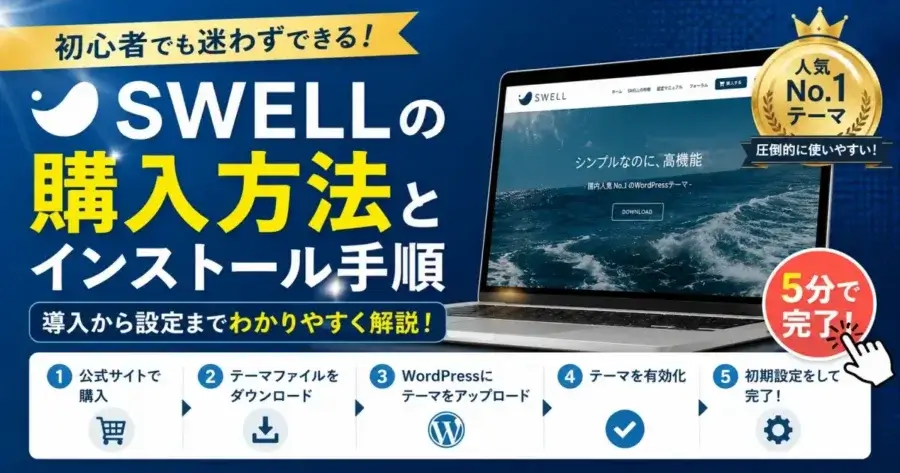 SWELLの購入方法とインストール手順・導入から初期設定までを解説