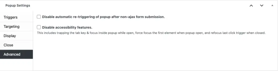 6139-10-4｜Popup Settings｜エディター画面でできる設定